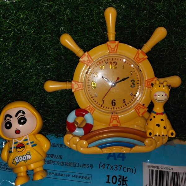 Clock with alarm