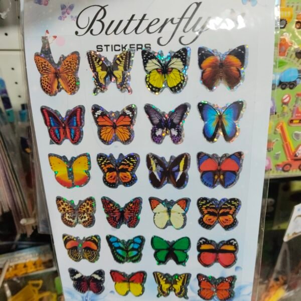 Butter fly sticker