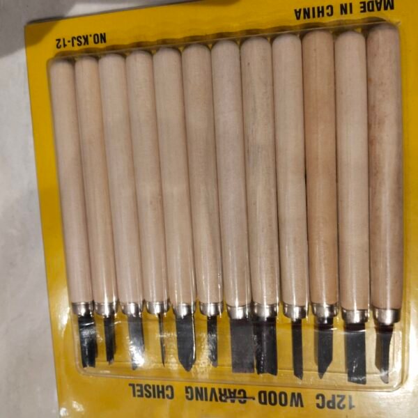 12 pc wood carving chisel