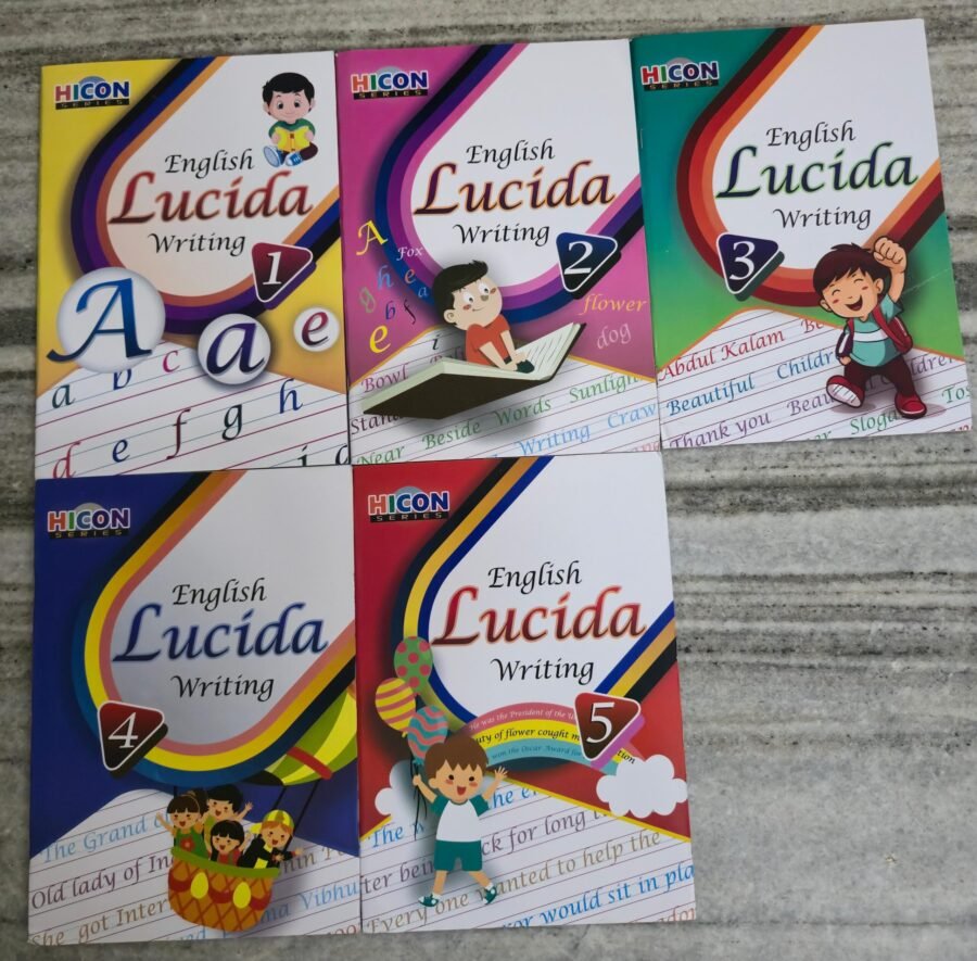 Lucida hand writing books english